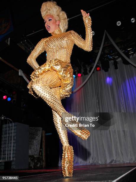 Bianca Nicole, california entertainer of the year, performs at "Heel Hate" Benefit For Matthew Shepard Foundation And NOH8 Campaign at House of Blues...