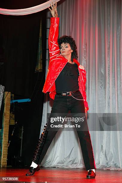 Fontasia L'Amore performs at "Heel Hate" Benefit For Matthew Shepard Foundation And NOH8 Campaign at House of Blues Sunset Strip on January 12, 2010...