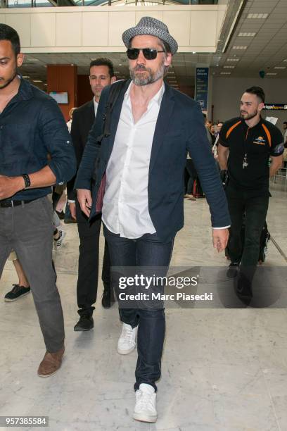 Actor Nikolaj Waldau is seen during the 71st annual Cannes Film Festival at Nice Airport on May 11, 2018 in Nice, France.