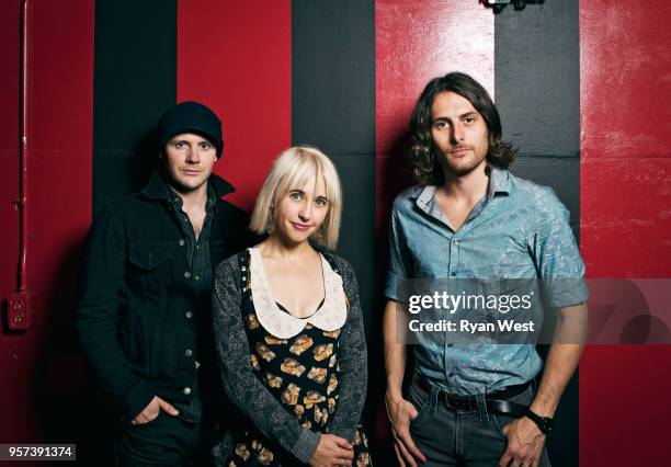 Band The Joy Formidable are photographed for Guttersnipe Magazine in September 2011 in Vancouver, British Columbia. PUBLISHED IMAGE.