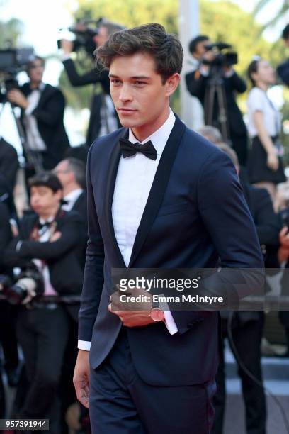 Francisco Lachowski attends the screening of "Ash Is The Purest White " during the 71st annual Cannes Film Festival at Palais des Festivals on May...