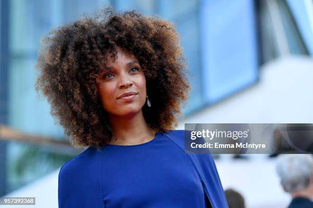 Actress Stefi Celma attends the screening of "Ash Is The Purest White " during the 71st annual Cannes Film Festival at Palais des Festivals on May...