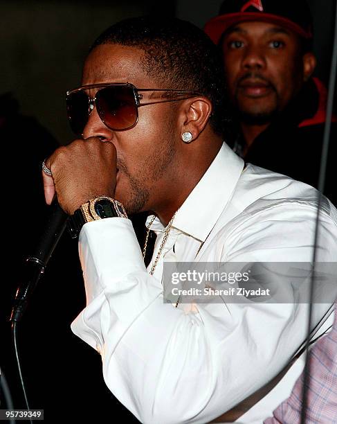 Omarion performs at album release party at Element on January 12, 2010 in New York City.