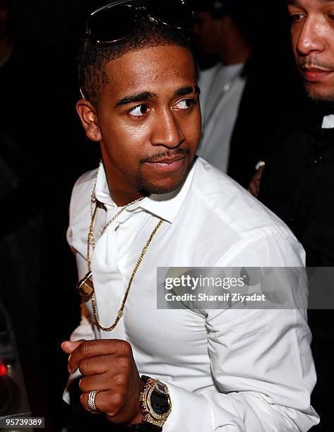 Omarion performs at album release party at Element on January 12, 2010 in New York City.