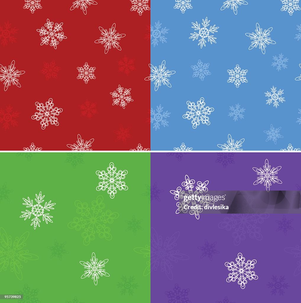 Four winter patterns