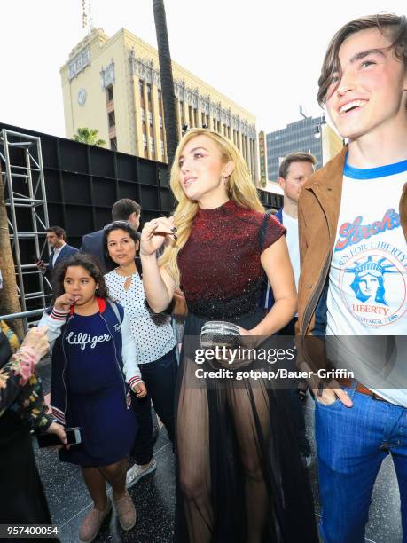 Peyton List and Spencer List are seen on May 10, 2018 in Los Angeles, California.