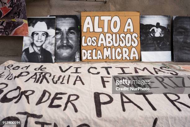 Victims of Border Patrol shootings are remembered during a vigil for Jose Antonio Elena Rodriguez who was shot and killed through the border wall by...