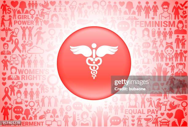 caduceus  girl power women's rights background - childrens health fund 2018 annual benefit stock illustrations