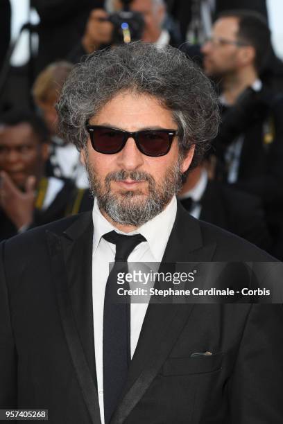 Director Radu Mihaileanu attends the screening of "Ash Is The Purest White " during the 71st annual Cannes Film Festival at Palais des Festivals on...