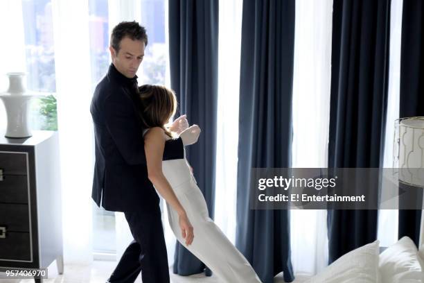 Suite Revenge" Episode 210 Pictured: Michael Vartan as Terrence Anderson, Christine Evangelista as Megan Morrison --