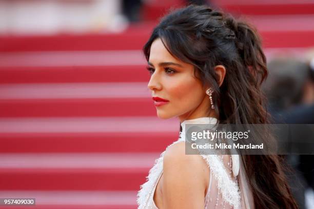 Cheryl attends the screening of "Ash Is The Purest White " during the 71st annual Cannes Film Festival at Palais des Festivals on May 11, 2018 in...