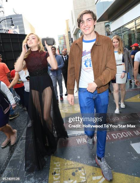 Peyton List and Spencer List are seen on May 10, 2018 in Los Angeles, California.