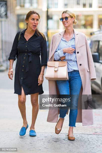 Dori Cooperman and Nicky Hilton are seen in NoHo on May 11, 2018 in New York City.