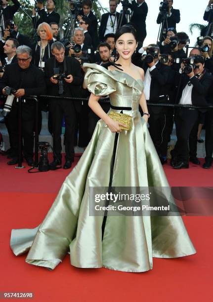 Actress Fan Bingbing attends the screening of "Ash Is The Purest White " during the 71st annual Cannes Film Festival at Palais des Festivals on May...