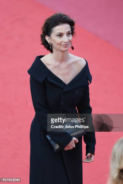 Director general of the UNESCO Audrey Azoulay attends the screening of "Ash Is The Purest White " during the 71st annual Cannes Film Festival at...