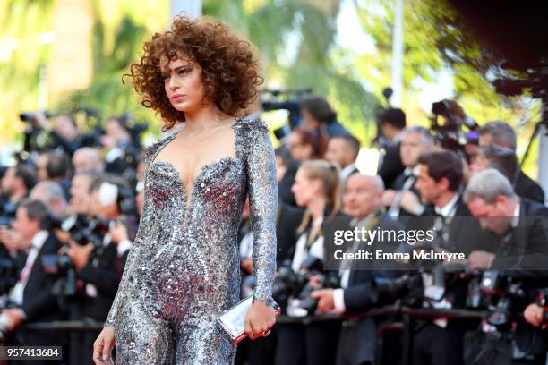 Actress Kangana Ranaut attends the screening of "Ash Is The Purest White " during the 71st annual Cannes Film Festival at Palais des Festivals on May...