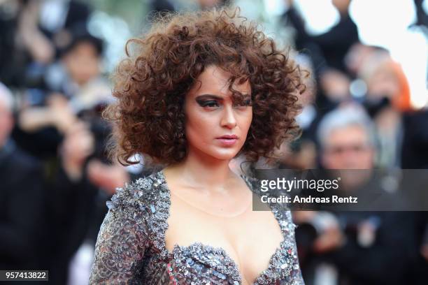 Actress Kangana Ranaut attends the screening of "Ash Is The Purest White " during the 71st annual Cannes Film Festival at Palais des Festivals on May...