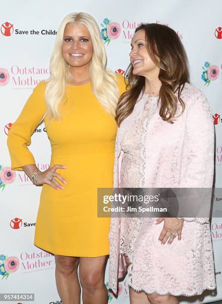 Jessica Simpson and her mother Tina Ann Drew attend the 2018 Outstanding Mother Awards at The Pierre Hotel on May 11, 2018 in New York City.