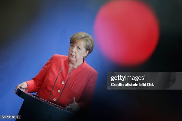 Bundeskanzlerin Angela Merkel, Deutschland, Berlin, Bundeskanzleramt , Gemeinsame Presseunterrichtung nach dem Gespräch und Mittagessen der BK’in mit...