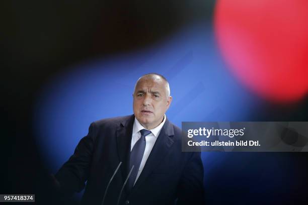 Ministerpräsident der Republik Bulgarien, Boyko Borissov, Deutschland, Berlin, Bundeskanzleramt , Gemeinsame Presseunterrichtung nach dem Gespräch...