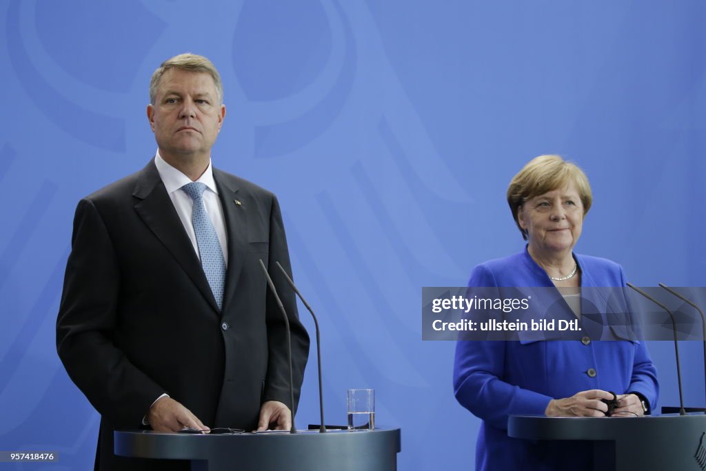 Präsident von Rumänien, Klaus Johannis, Bundeskanzlerin Angela Merkel