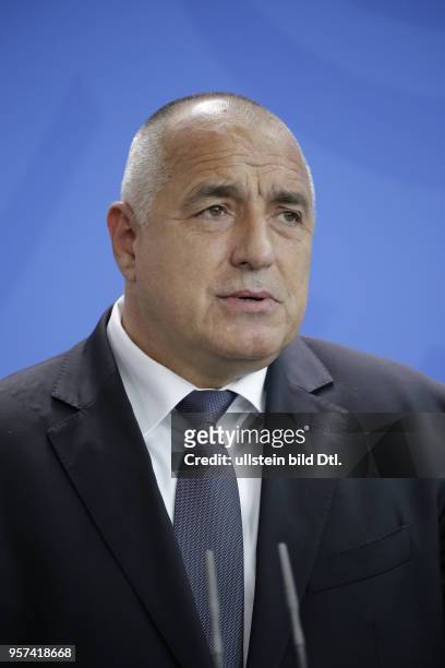 Ministerpräsident der Republik Bulgarien, Boyko Borissov, Deutschland, Berlin, Bundeskanzleramt , Gemeinsame Presseunterrichtung nach dem Gespräch...