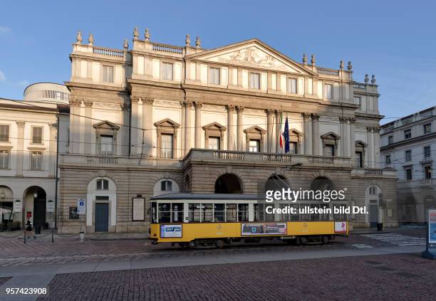 The opera house Scala in Milan ,