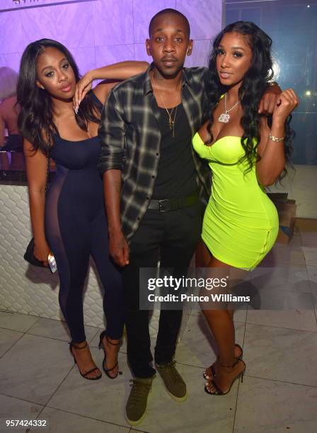 Miss Diddy, Ruggs and Bernice Burgos attends a Party at Revel on May 11, 2018 in Atlanta, Georgia.