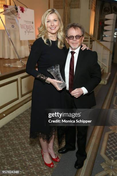 Honoree Elizabeth Matthews and Paul Williams pose for a photo during the 6th Annual Women Of Influence Awards at The Plaza Hotel on May 11, 2018 in...