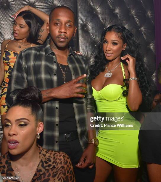 Ruggs and Bernice Burgos attends a Party at Revel on May 11, 2018 in Atlanta, Georgia.