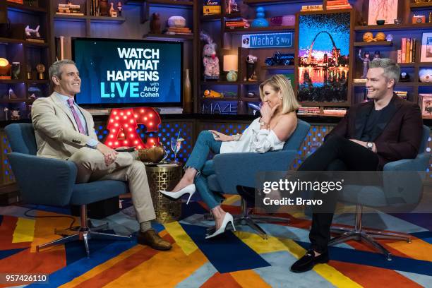 Pictured : Andy Cohen, Ramona Singer and Ryan Serhant --