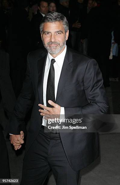 Actor George Clooney attends the 2010 National Board of Review Awards Gala at Cipriani 42nd Street on January 12, 2010 in New York City.