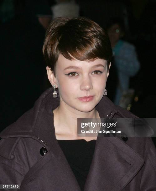 Carey Mulligan attends the 2010 National Board of Review Awards Gala at Cipriani 42nd Street on January 12, 2010 in New York City.