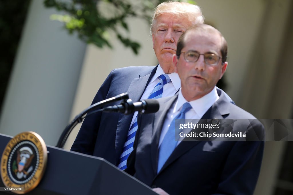 President Trump Delivers Remarks On Lowering Drug Prices In Rose Garden