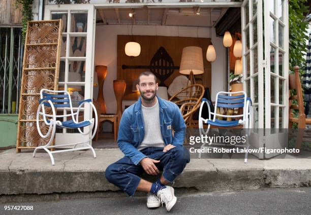 Fashion designer Simon Porte Jacquemus is photographed for Madame Figaro on September 8, 2017 in Paris, France. PUBLISHED IMAGE. CREDIT MUST READ:...