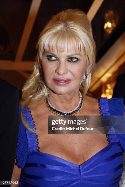 Ivana Trump attends 'The Best Awards 2009' hosted by Massimo Gargia at Salon Hoche on December 14, 2009 in Paris, France.