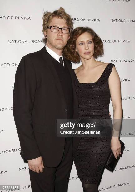 Renn Hawkey and Actress Vera Farmiga attend the 2010 National Board of Review Awards Gala at Cipriani 42nd Street on January 12, 2010 in New York...
