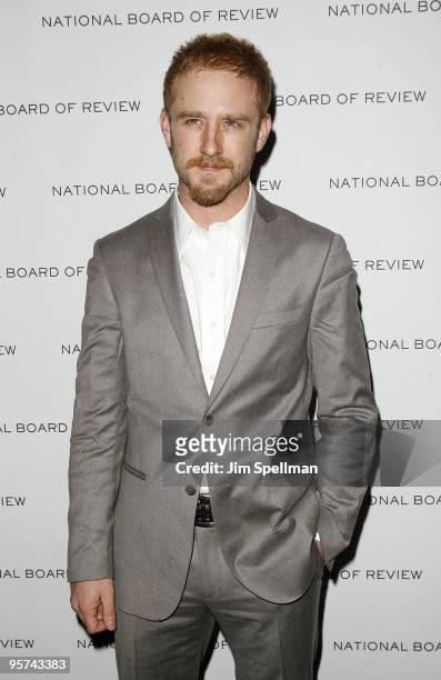 Actor Ben Foster attends the 2010 National Board of Review Awards Gala at Cipriani 42nd Street on January 12, 2010 in New York City.