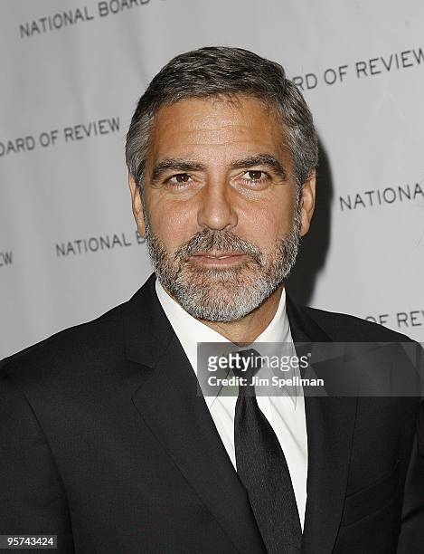 Actor George Clooney attends the 2010 National Board of Review Awards Gala at Cipriani 42nd Street on January 12, 2010 in New York City.