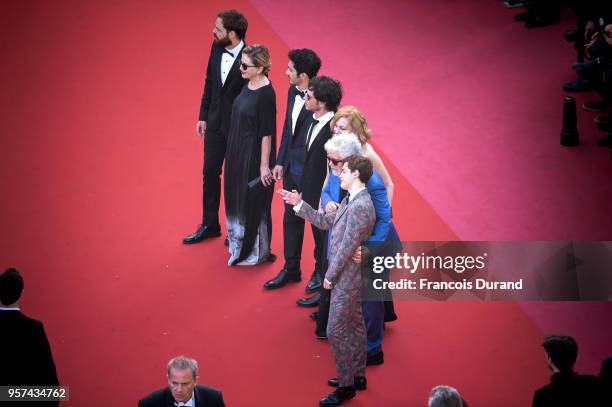 Actor Peter Lanzani, actress Mercedes Moran, actor Chino Darin, director Luis Ortega, actress Cecilia Roth, producer Pedro Almodova and actor Lorenzo...