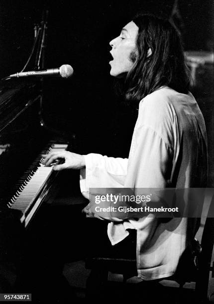 Steve Winwood from Traffic performs live in Amsterdam, Netherlands in 1972