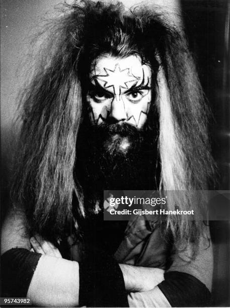 Roy Wood from Wizzard posed in Bilzen, Belgium in 1973.