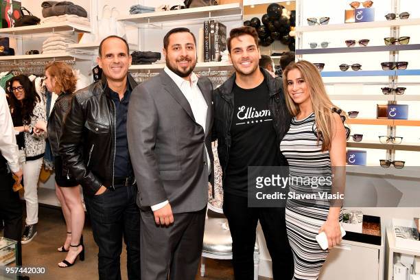 Marcus Lemonis and Founder & CEO of Ellison Eyewear Aristotle Loumis attend the MARCUS meatpacking grand opening Event at Marcus Meat Packing on May...