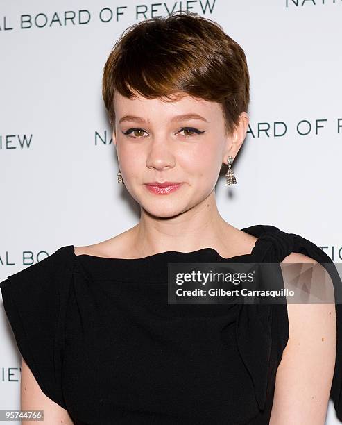 Actress Carey Mulligan attends the 2010 National Board of Review Awards Gala at Cipriani 42nd Street on January 12, 2010 in New York City.