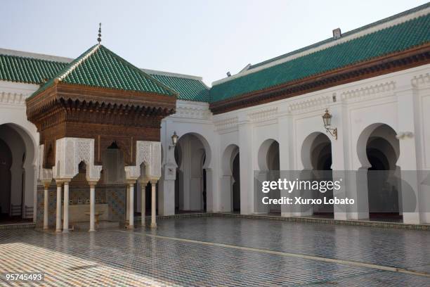 The Kairaouine mosque in the medina in the old city of Fez Morocco 9th November 2008