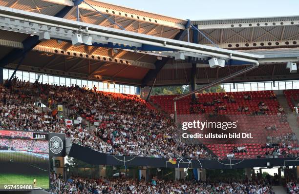 Fussball Nationalmannschaft 2017, WM Qualifikationsspiel, Deutschland - San Marino 7-0, Das Stadion in Nuernberg war nicht ausverkauft