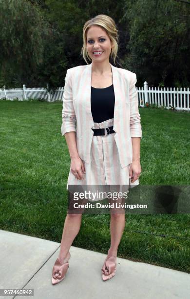 Actress Candace Cameron-Bure visits Hallmark's "Home & Family" at Universal Studios Hollywood on May 11, 2018 in Universal City, California.