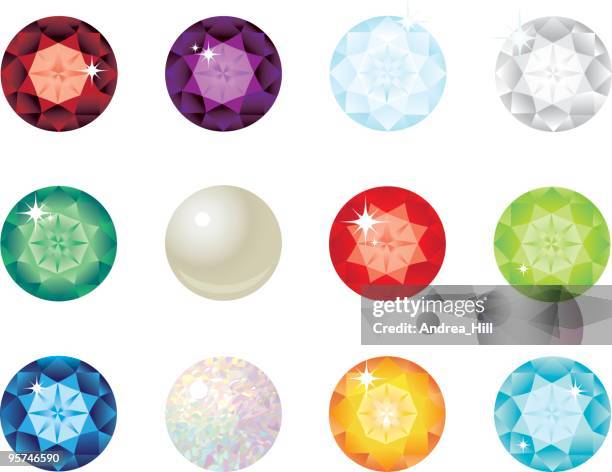 illustrazioni stock, clip art, cartoni animati e icone di tendenza di pietre dei segni - zaffiro