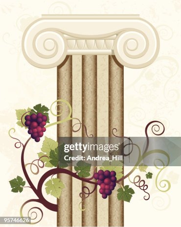 Grapes with Column Grapes with Column