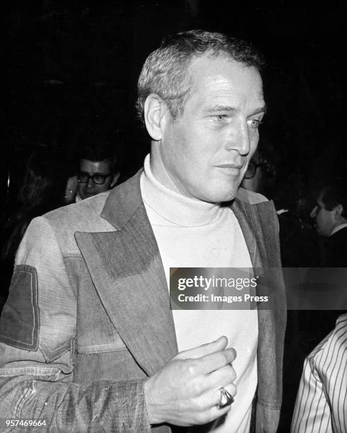 Paul Newman in New York circa 1974.